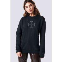 Snipper Baskılı Siyah Kadın Sweatshirt
