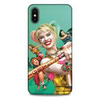 Apple iPhone XS Max Uyumlu Kılıf Harley Quinn (33) Hybrid Kılıf Lavanta grisi