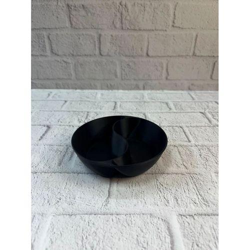 Dekoratif Siyah Çerezlik Kase 4’lü Set 3x12 Cm