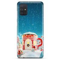 Samsung Galaxy M51 Kılıf Snowix (3) Kapak Kırmızı Mavi