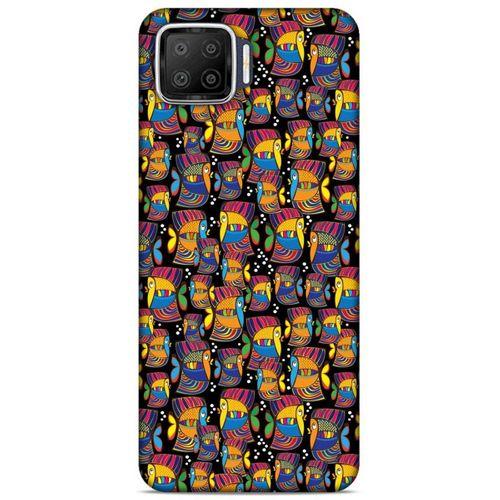 Lopard Oppo A73 Uyumlu Kılıf Soyut Sanat (27) Baskılı Tasarımlı Kılıf