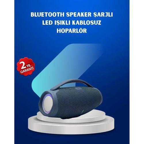 Ipx5 Su Geçirmez Taşınabilir Bluetooth Hoparlör Renkli Işıklı