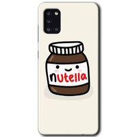 Samsung Galaxy A31 HD Baskılı Kılıf + 9D Tam Ekran Koruyucu - Nutella Aşkım