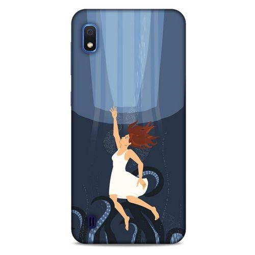Samsung Galaxy A10 Kılıf Depresyon (43) Thin Fit Kılıf Mavi Tonları