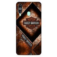 Samsung Galaxy M40 Uyumlu Kılıf Motorsiklet (14) Lansman Kılıf Harley Davidson