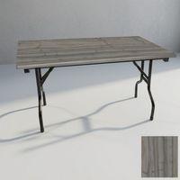 Dockers Banket Katlanır Masa (Werzalit, Allzalit. Vermodin Tabla 80x140) - Magma