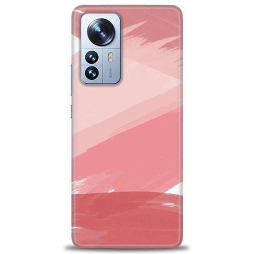 Xiaomi Mi 12 Kılıf HD Baskılı Kılıf - Pembe Palet + Tam Ekran Koruyucu