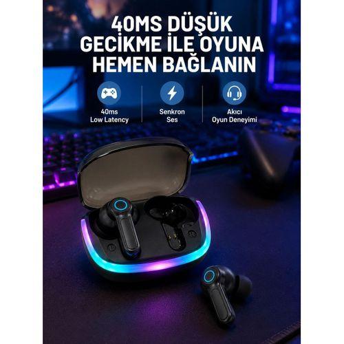 Rgb Şarj Kutulu Tws Kablosuz Kulaklık Bluetooth 5 4 Hd Voice Type-c Şarj Destekli