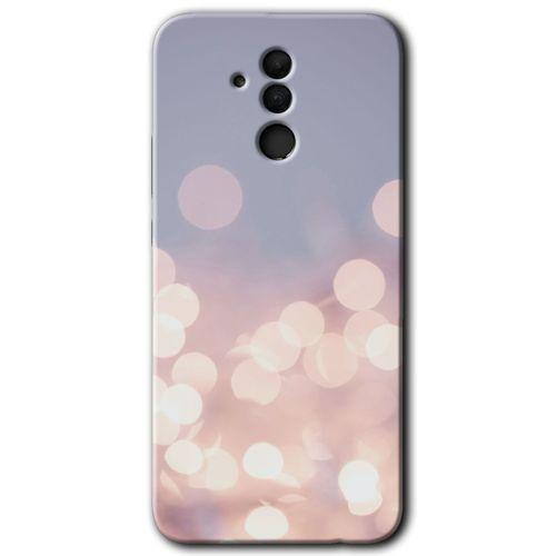 Potkal Hediye Fabrikası Huawei Mate 20 Lite HD Baskılı Kılıf + 9D Tam Ekran Koruyucu - Blur Lights