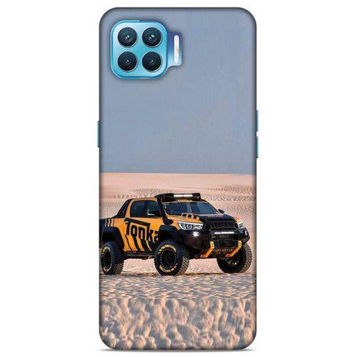 Lopard Oppo Reno 4 Lite Uyumlu Kılıf PickUpX (44) Tough Armor Kılıf Turuncu Siyah