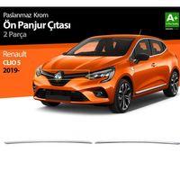 Renault Clio Uyumlu 5 Krom Ön Panjur 2 Parça. 2019 Ve Üzeri Drs Tunıng
