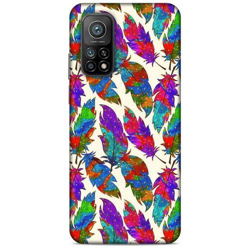 Xiaomi Mi 10T Pro 5G Kılıf Desenli Özel Seri Tüyler (34) Slim Armor Kılıf
