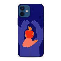 Apple iPhone 12 Mini Kılıf Depresyon (7) Telefon Kılıfı Koyu Kahverengi