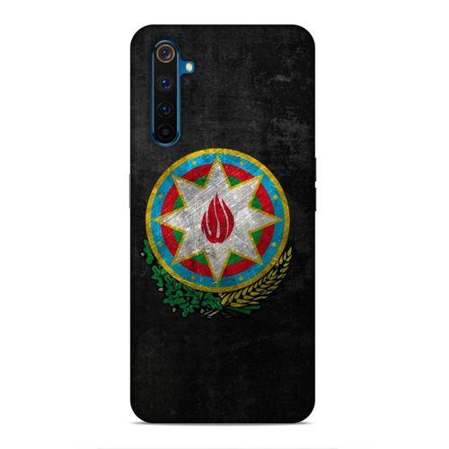 Realme 6 Pro Uyumlu Kılıf Azarbaijan (39) Liquid Crystal Kılıf Amblem