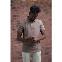Regular Fit Likralı Kendinden Çizgili Polo Yaka T-Shirt
