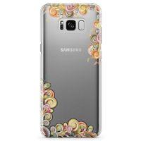 Samsung Galaxy S8 Kılıf El İşi Süsler Arka Kapak Koruma Desenli Full Koruyucu