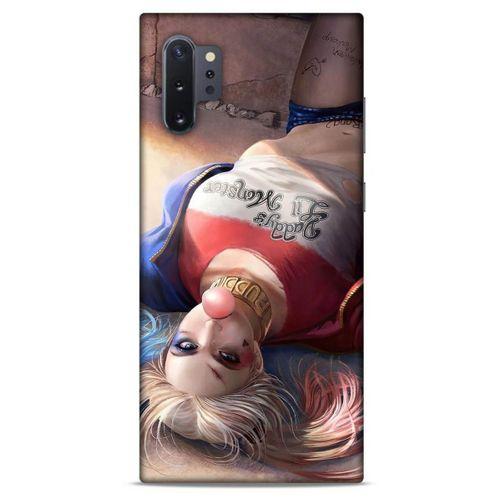 Samsung Galaxy Note 10 Plus Uyumlu Kılıf Harley Quinn (2) Kabı Kahve