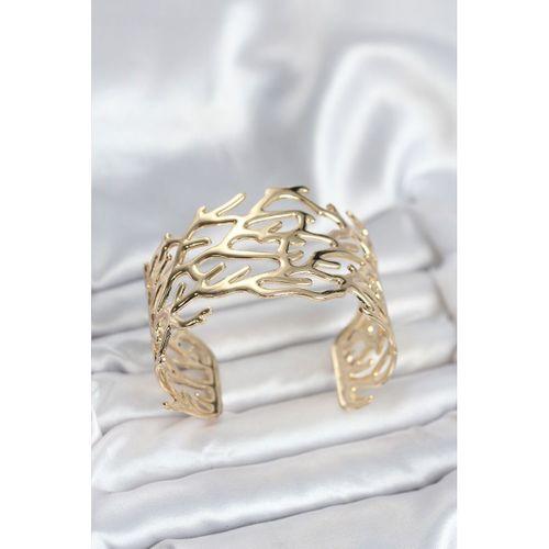 Pirinç Gold Renk Vintage Model Kadın Bileklik