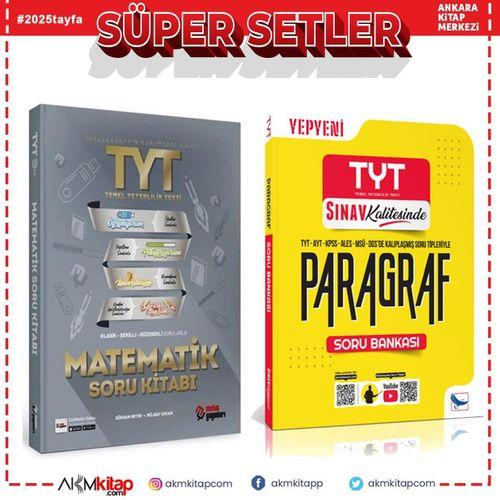 Metin TYT Matematik ve Sınav Yayınları Paragraf Soru Bankası Seti 2 Kitap
