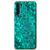 Oppo A91 HD Baskılı Kılıf + 9D Tam Ekran Koruyucu - Diamonds