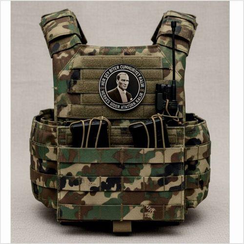 HER ŞEY BİTER CUMHURİYET KALIR ATATÜR  PEÇ - Arma - TPU PEÇ