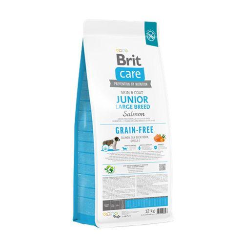 Brit Care Deri Ve Tüy Hassasiyeti Olan Büyük Irk Genç Köpekler İçin, Tahılsız, Somonlu Kuru Mama 12 kg