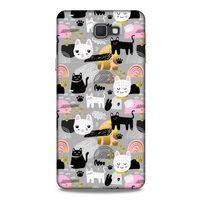 Lopard Samsung Galaxy J7 Prime Uyumlu Kılıf Kediler (8) Baskılı Kılıf Cins Kediler