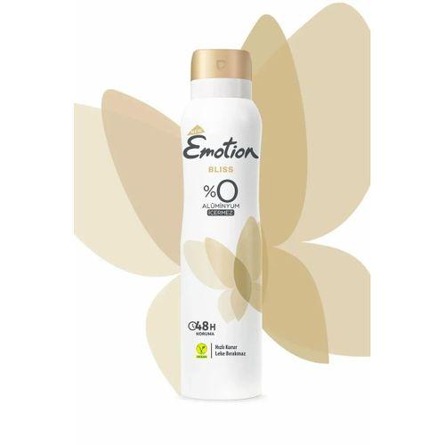 3 Adet Emotion Bliss Kadın Vegan Deodorant 150 Ml Hızlı Kurur , Leke Bırakmaz