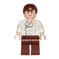 Lego Minifigür Star Wars Han Solo White Shirt with Wrinkles on Front sw0278