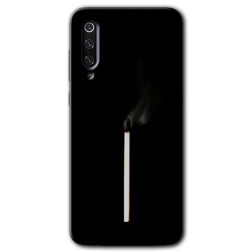 Xiaomi Mi 9 Kılıf HD Desen Baskılı Arka Kapak - Sönmüş Kibrit + Kırılmaz Cam