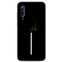 Xiaomi Mi 9 Kılıf HD Desen Baskılı Arka Kapak - Sönmüş Kibrit + Kırılmaz Cam