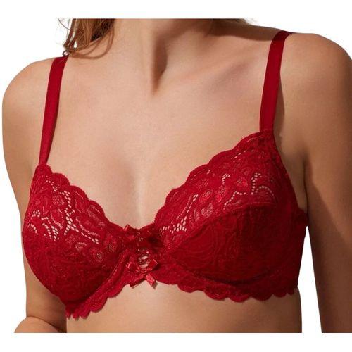 Nurteks 1050 Kadın Balenli Dantelli Toparlayıcı Sütyen