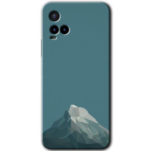 Vivo Y21 Kılıf HD Desen Baskılı Arka Kapak - Alone Mountain