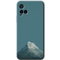 Vivo Y21 Kılıf HD Desen Baskılı Arka Kapak - Alone Mountain