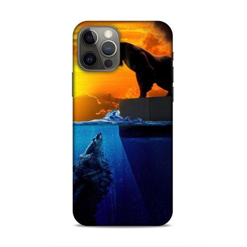 Apple iPhone 12 Pro Uyumlu Kılıf BMovie (32) Soft Silikon Kılıf Godzilla