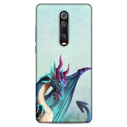 Xiaomi Mi 9T Kılıf Dragons (19) Kılıfları Mavi Ejderha