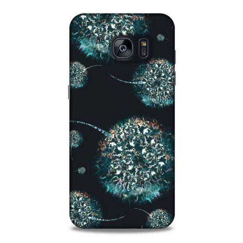 Y.Liva-2021 Özel Seri Siyah Soyut-91 Samsung Galaxy S7 Edge Kılıf Silikon Kapak