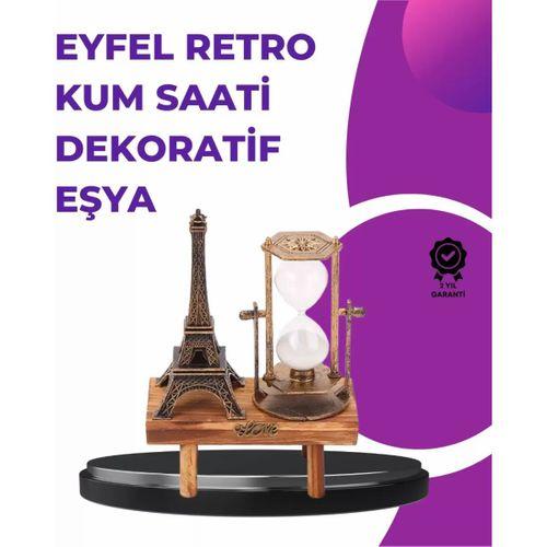 Ev, Ofis Ve Kafeler İçin Retro Ahşap Kum Saati Dekorasyonu