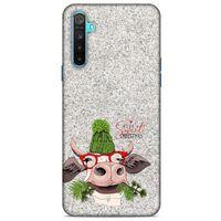 Animax Bereli İnek Oppo Realme 6i Kılıf Desenli Silikon