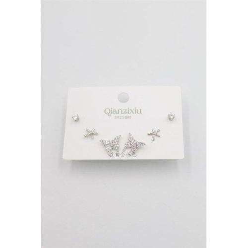 Çoklu Set Küpe - Gümüş
