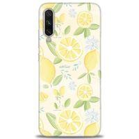 Xiaomi Mi A3 Kılıf HD Baskılı Kılıf - Limon + Tam Ekran Koruyucu
