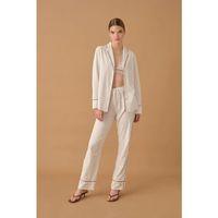Pierre Cardin 25235 Kadın 3'lü Braletli Biyeli Pijama Takım