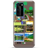 Lopard Huawei P40 Pro Uyumlu Kılıf Şehirli ※ (8) Artvin Baskılı Kılıf