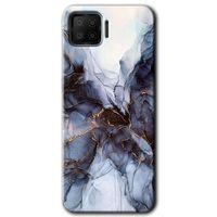 Potkal Hediye Fabrikası Oppo A73 Kılıf HD Desen Baskılı Arka Kapak - Otantik Mermer