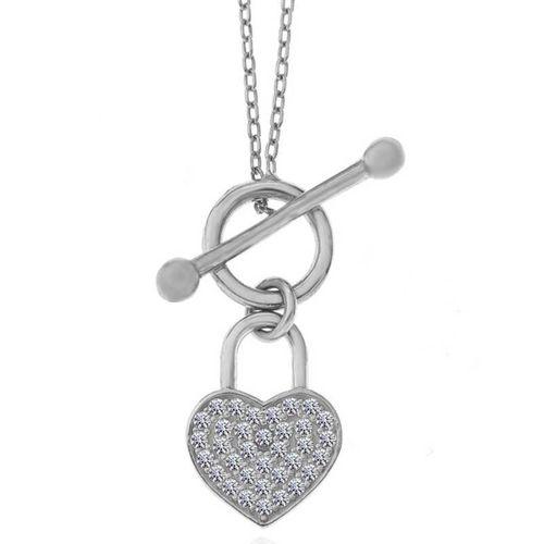 Lucky Life 925 Ayar Gumuss Sallantılı Kalp Lucky Life Lucky Life Kadın Kolye
