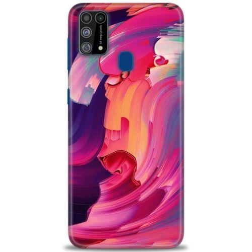 Samsung Galaxy M31 Kılıf HD Baskılı Kılıf - Renkler + Tam Ekran Koruyucu
