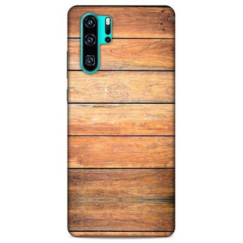 Lopard Huawei P30 Pro Uyumlu Kılıf Wood'X (13) Silikon Kap Baskılı