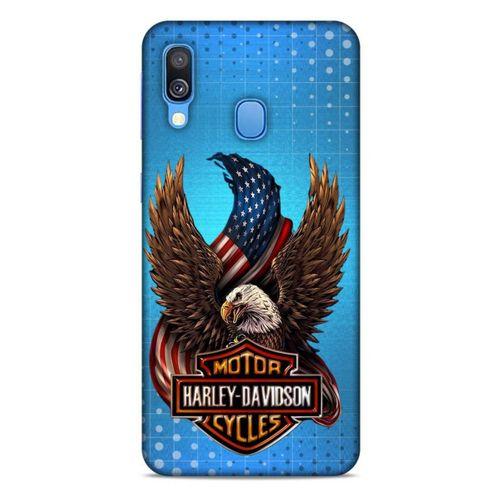 Samsung Galaxy A40 Uyumlu Kılıf Motorsiklet (38) Neo Hybrid Kılıf Harley Davidson