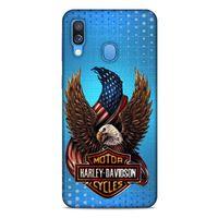 Samsung Galaxy A40 Uyumlu Kılıf Motorsiklet (38) Neo Hybrid Kılıf Harley Davidson