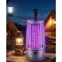 Uv Mor Işık Elektrikli Sivrisinek Tuzak Lamba Sessiz Çalışma Gece Aydınlatmalı